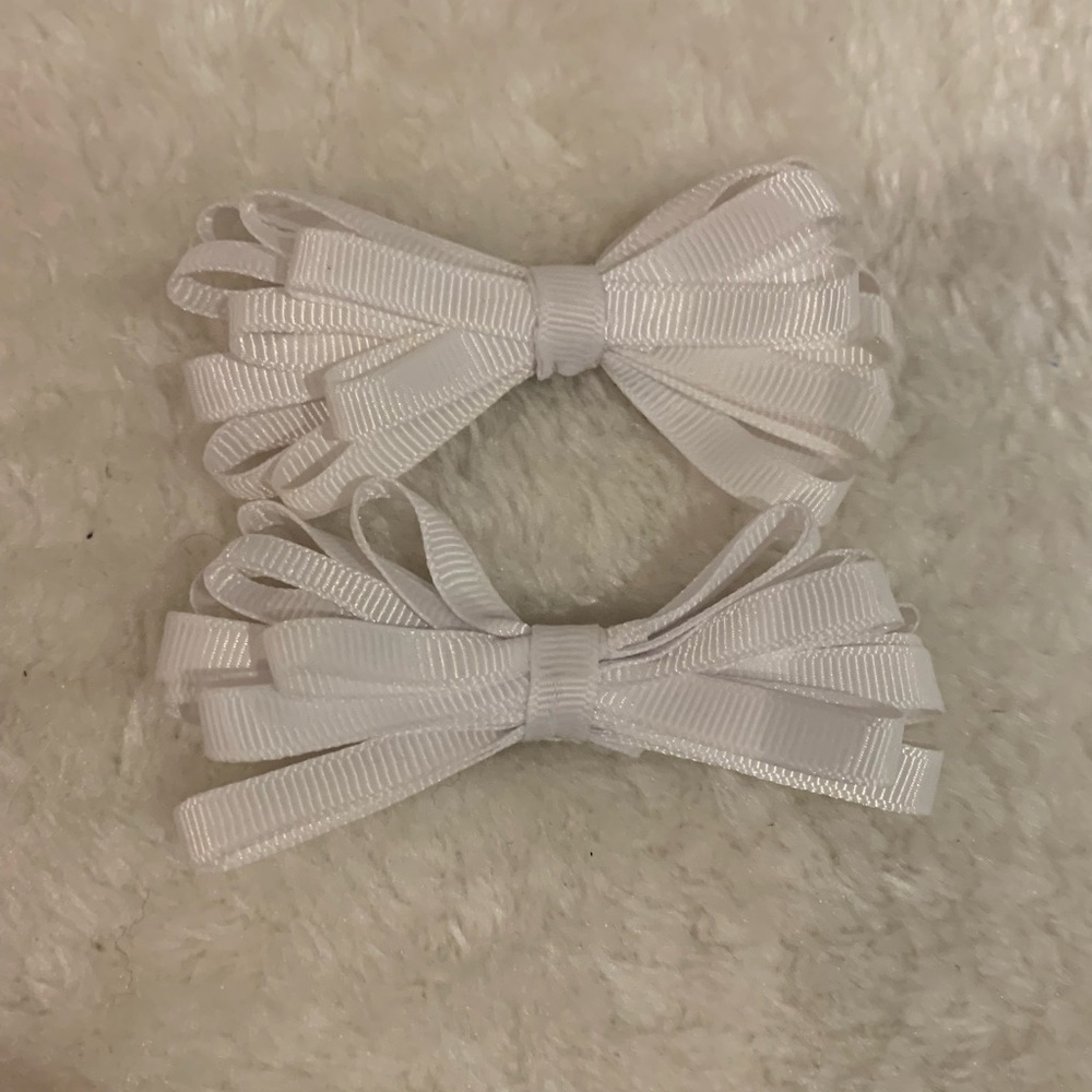 Girls Bow Barrette Set - Picture 3 of 11